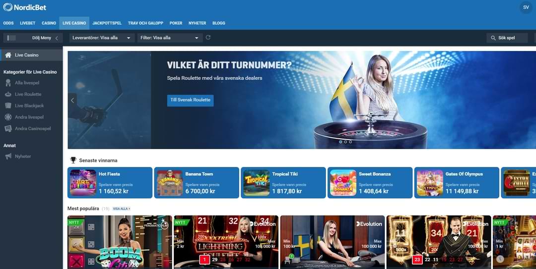 NordicBet kasino